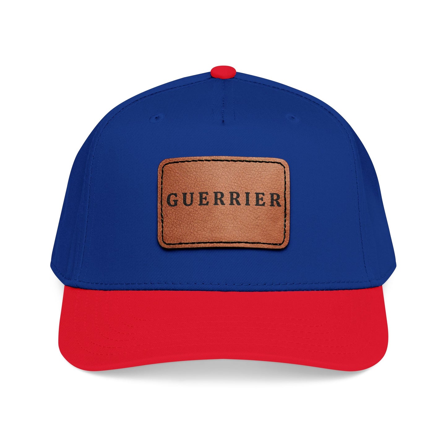 Guerrier Leather Patch Baseball Cap