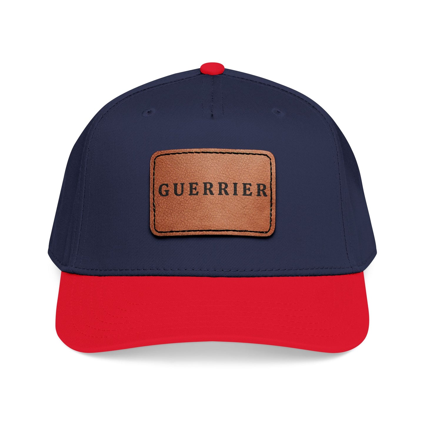 Guerrier Leather Patch Baseball Cap