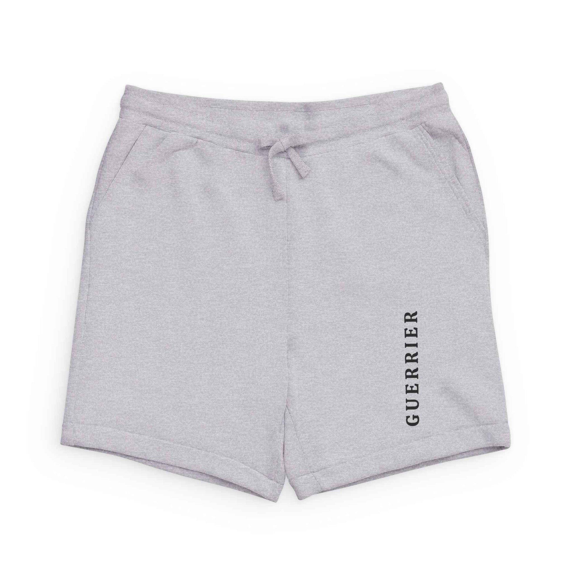Guerrier Black Sponge Fleece Sweatshorts