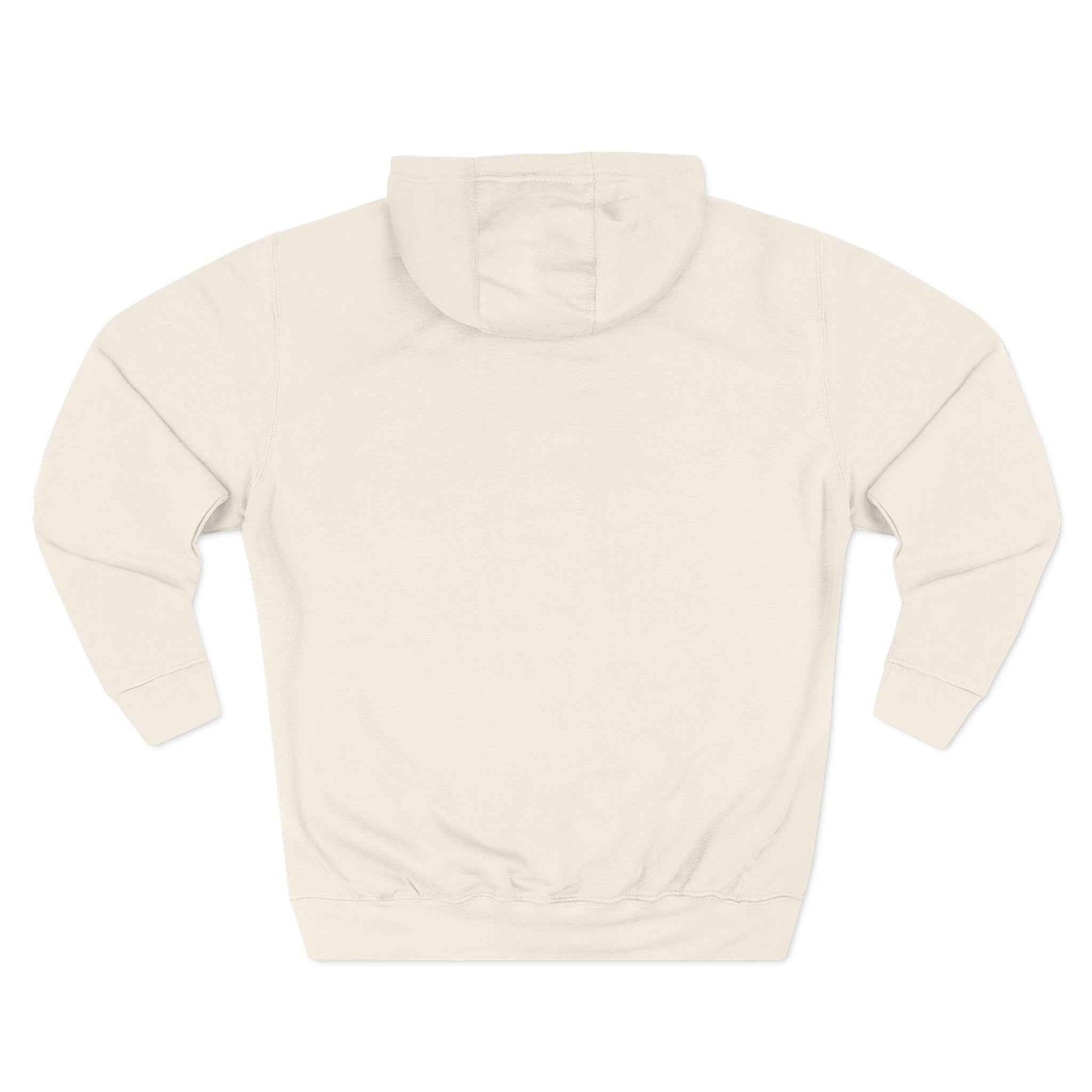 Guerrier Minimalist Hoodie — French 'Guerrier' Text Fleece Pullover