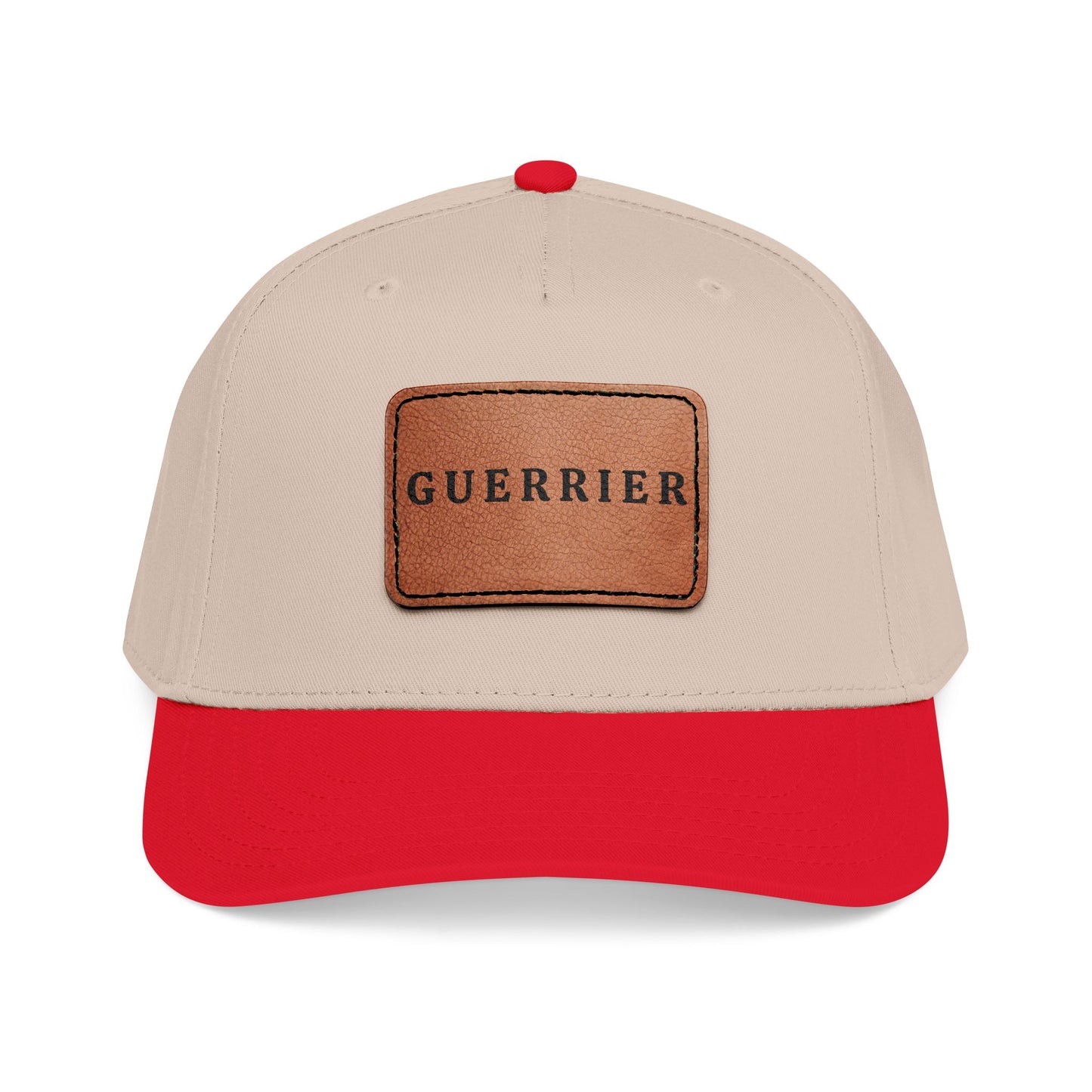 Guerrier Leather Patch Baseball Cap