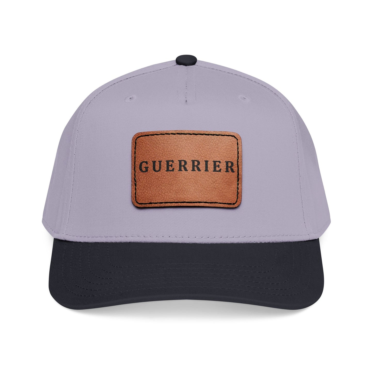 Guerrier Leather Patch Baseball Cap