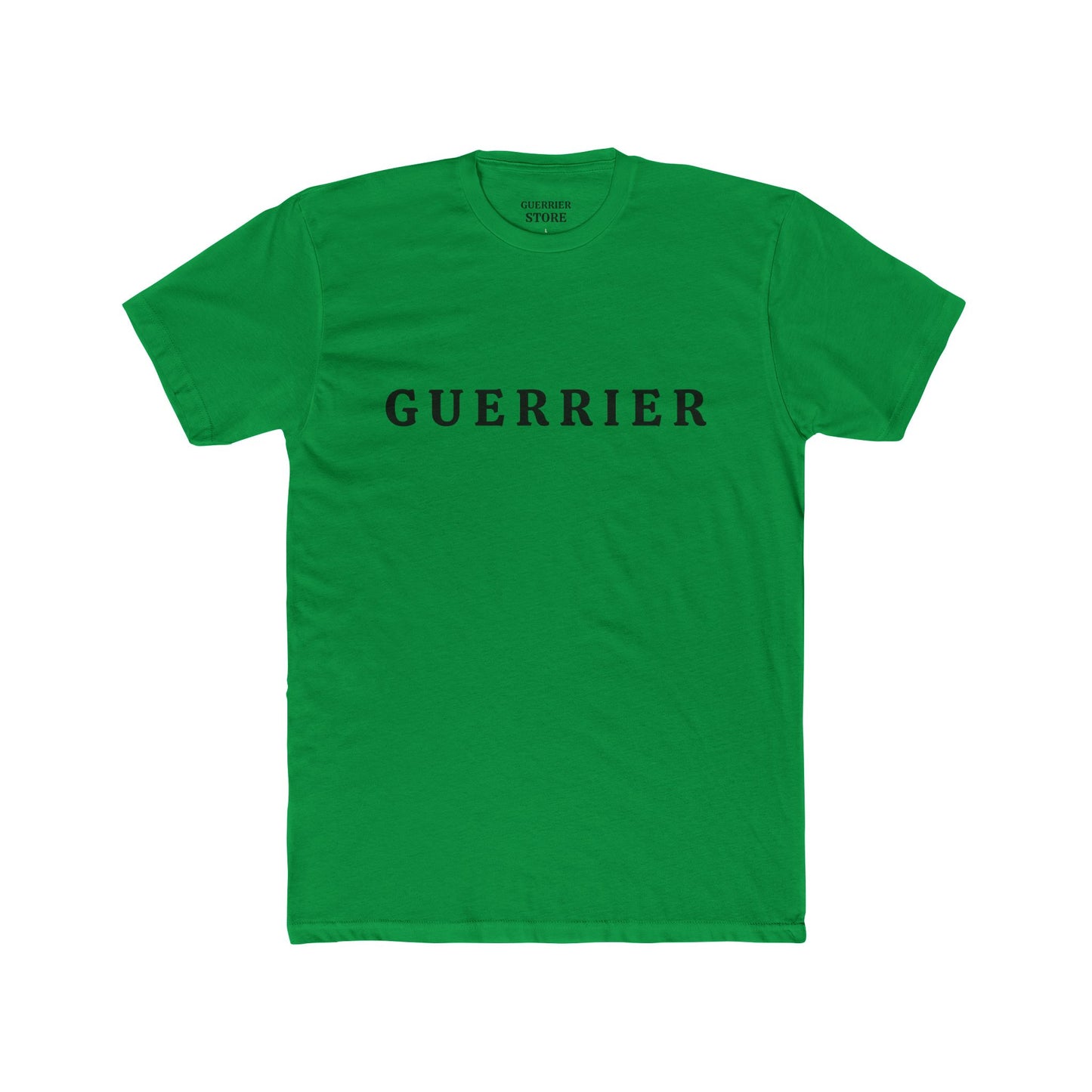 Guerrier Crew Tee — Minimalist French 'Guerrier' Graphic Shirt