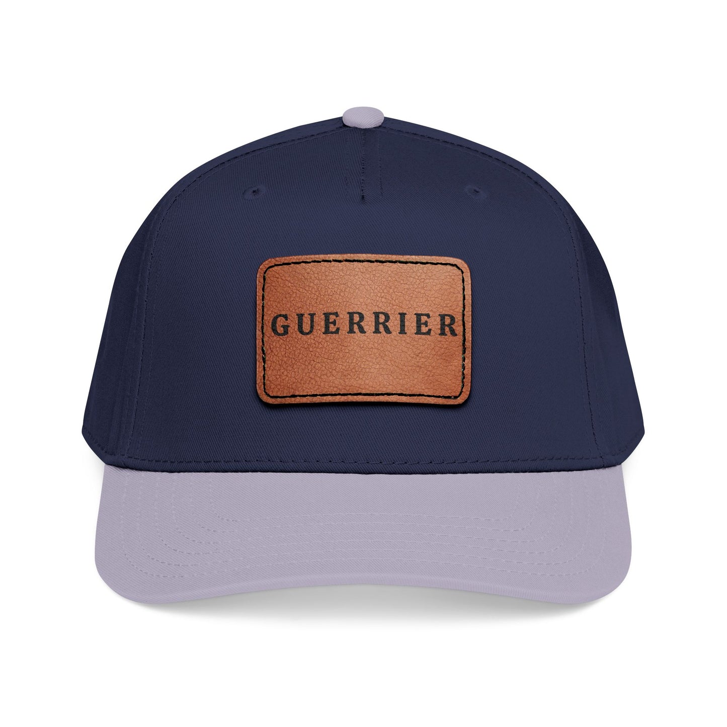 Guerrier Leather Patch Baseball Cap