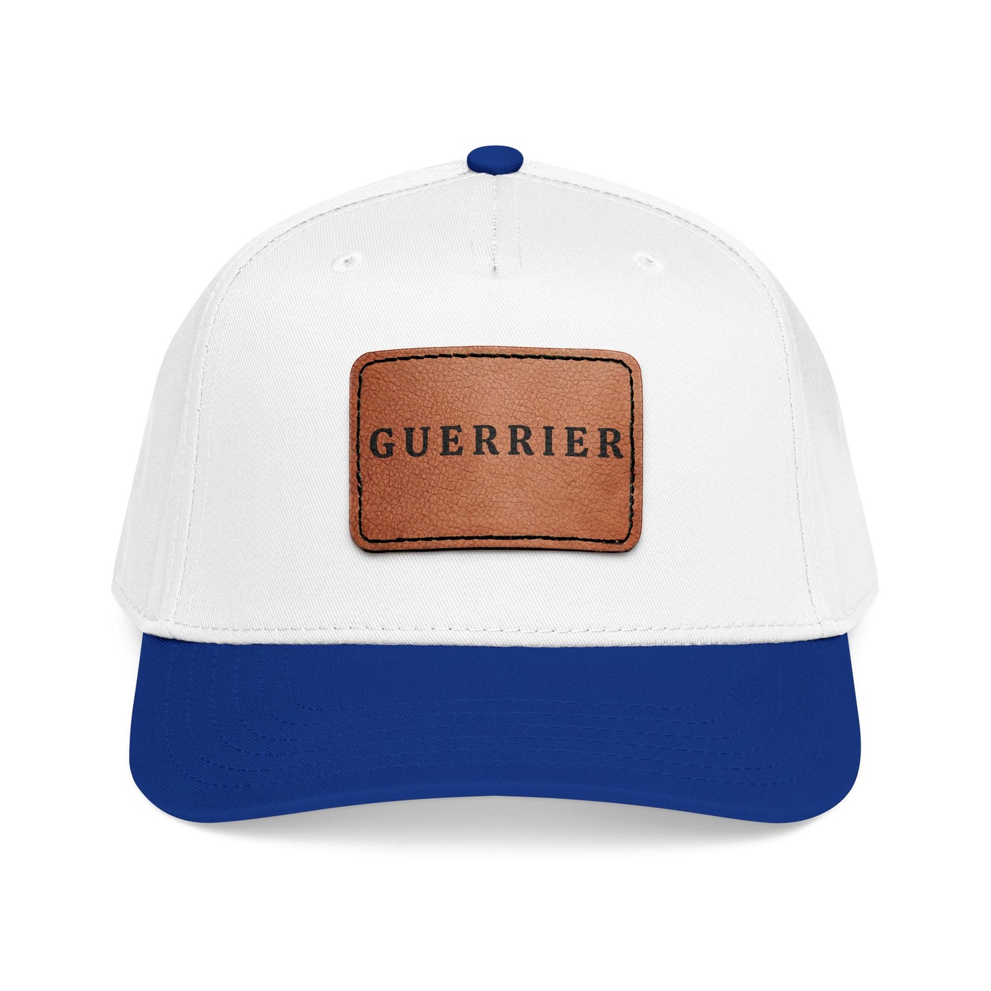 Guerrier Leather Patch Baseball Cap