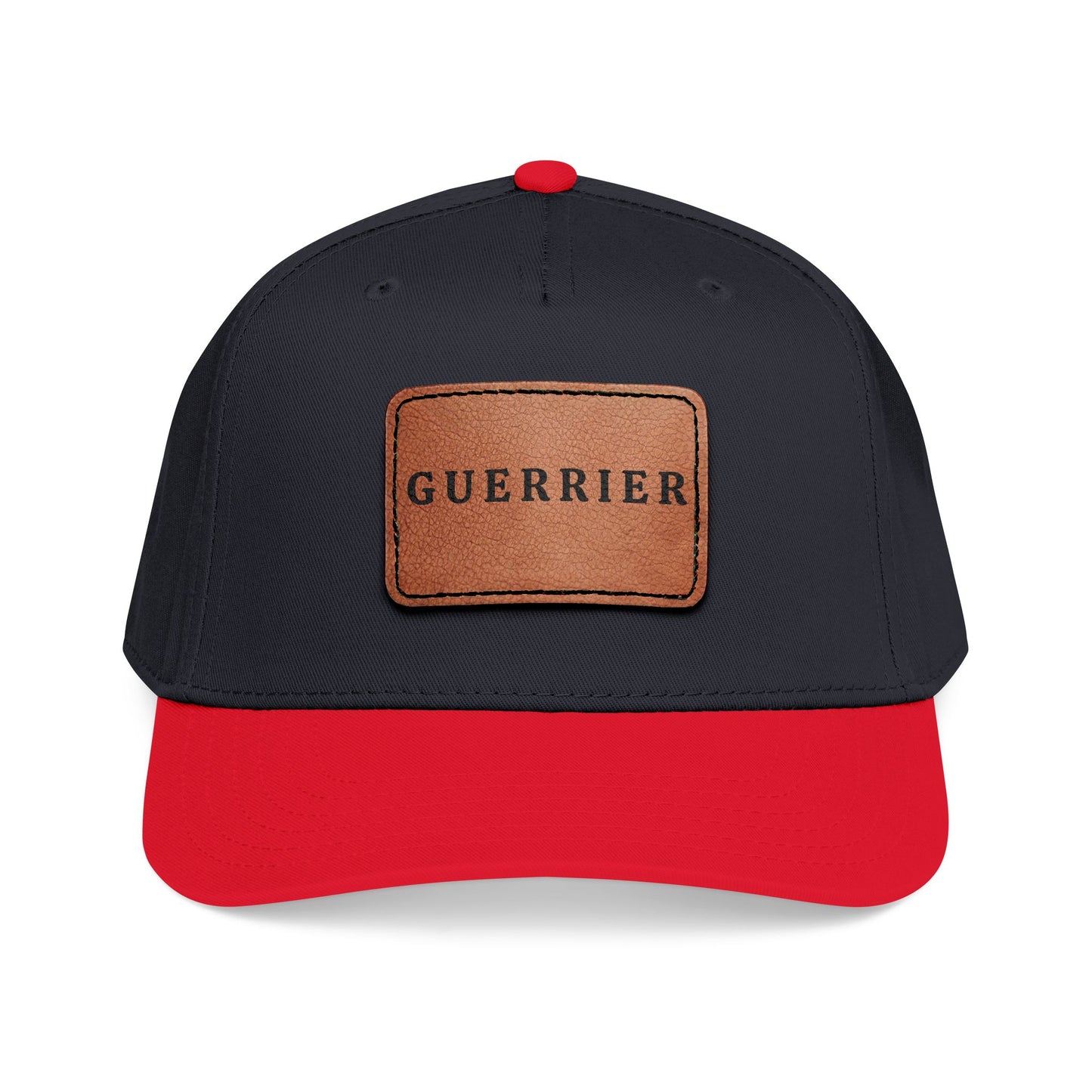 Guerrier Leather Patch Baseball Cap