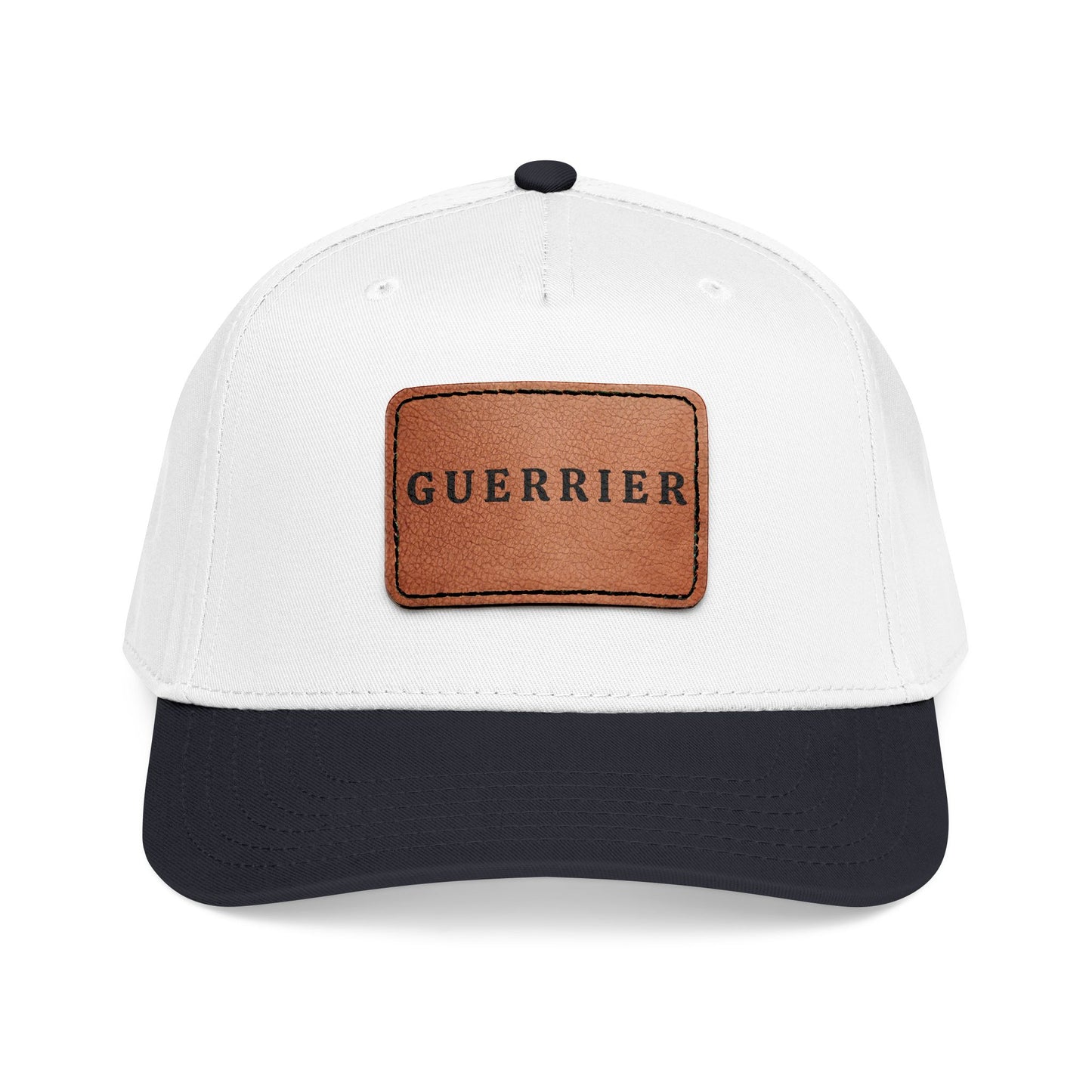 Guerrier Leather Patch Baseball Cap