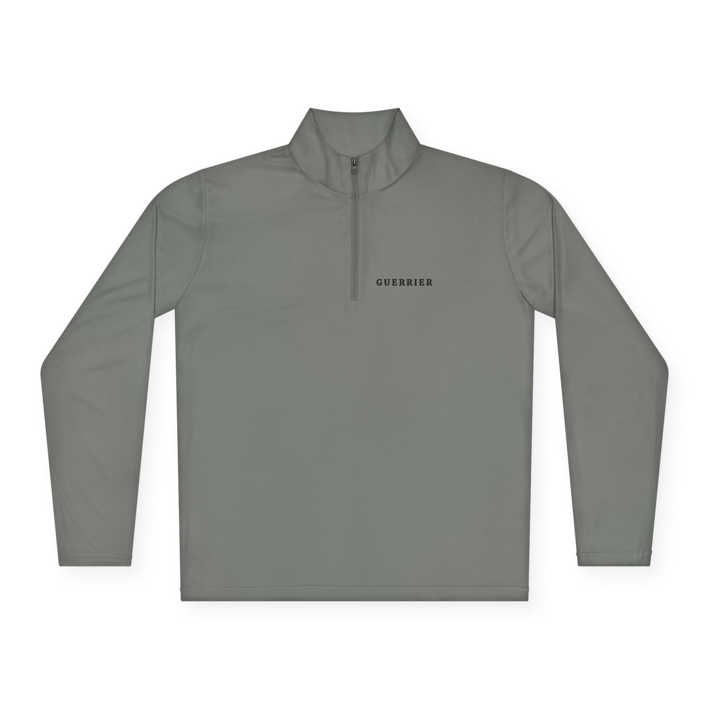 Quarter-Zip Pullover — Minimal "CUREDIED" Chest Logo Pullover
