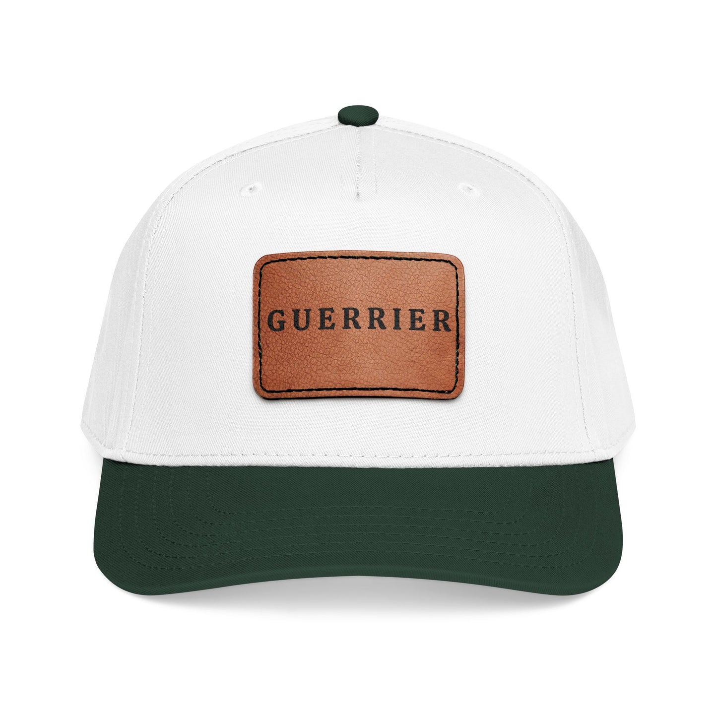 Guerrier Leather Patch Baseball Cap