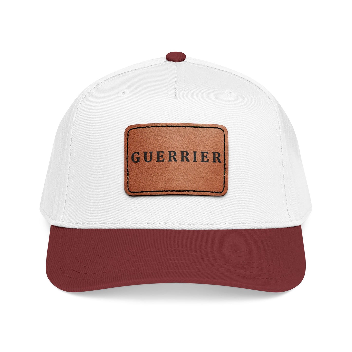 Guerrier Leather Patch Baseball Cap